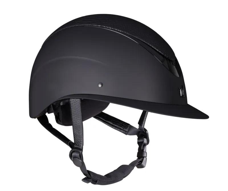 Karben Lorah Wide Peak Ellipse Riding Hat - Black-5